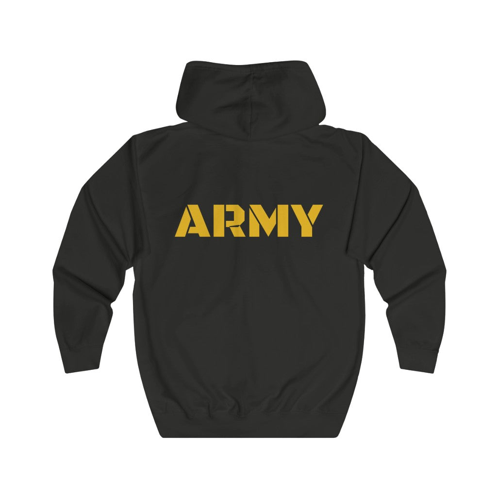 ARMY - Unisex Full Zip Hoodie
