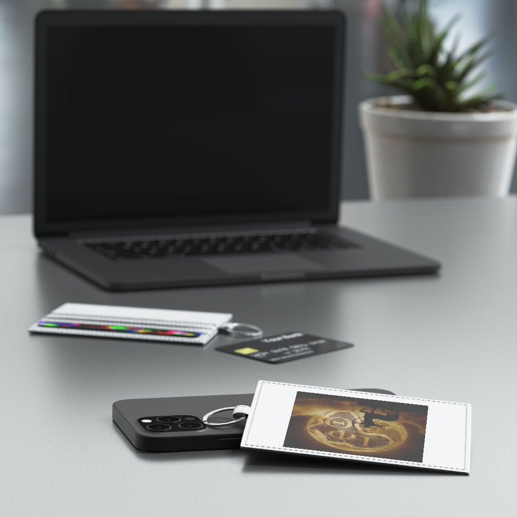 Saffiano Leather Card Holder (Iota Phi Theta)