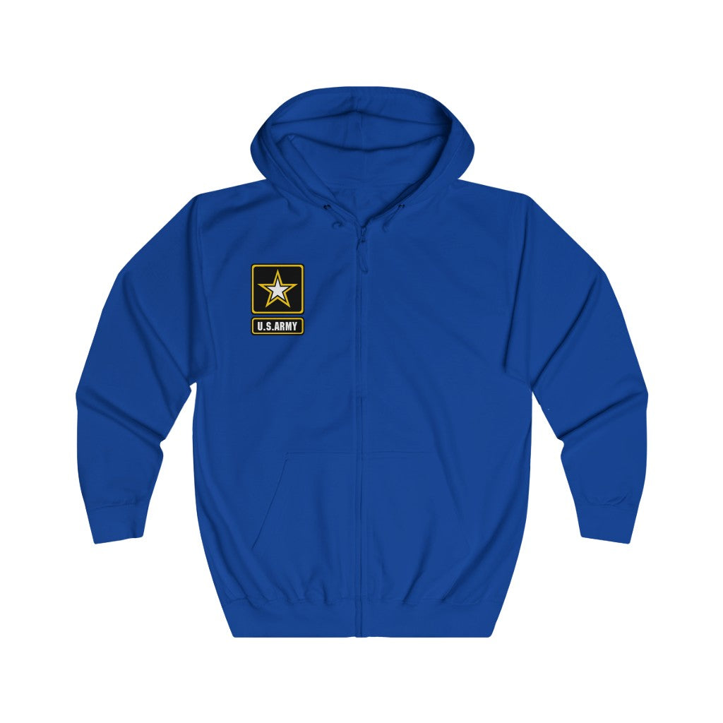 ARMY - Unisex Full Zip Hoodie