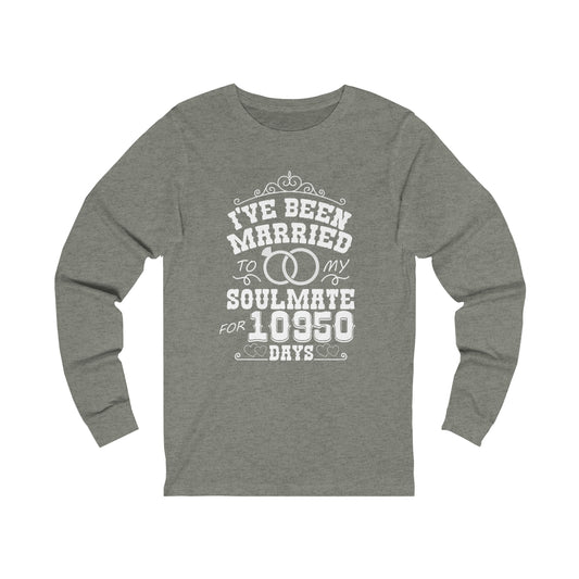 Unisex Jersey Long Sleeve Tee (30TH Ann.)
