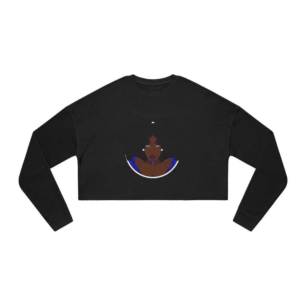 Women's Cropped Sweatshirt (Zeta Phi Beta)