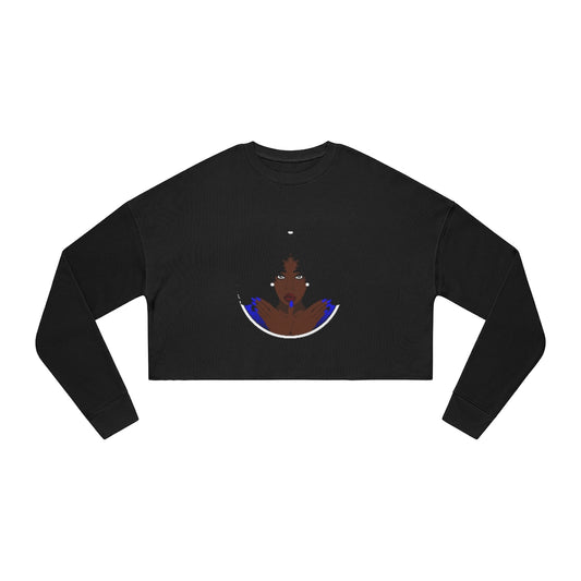 Women's Cropped Sweatshirt (Zeta Phi Beta)