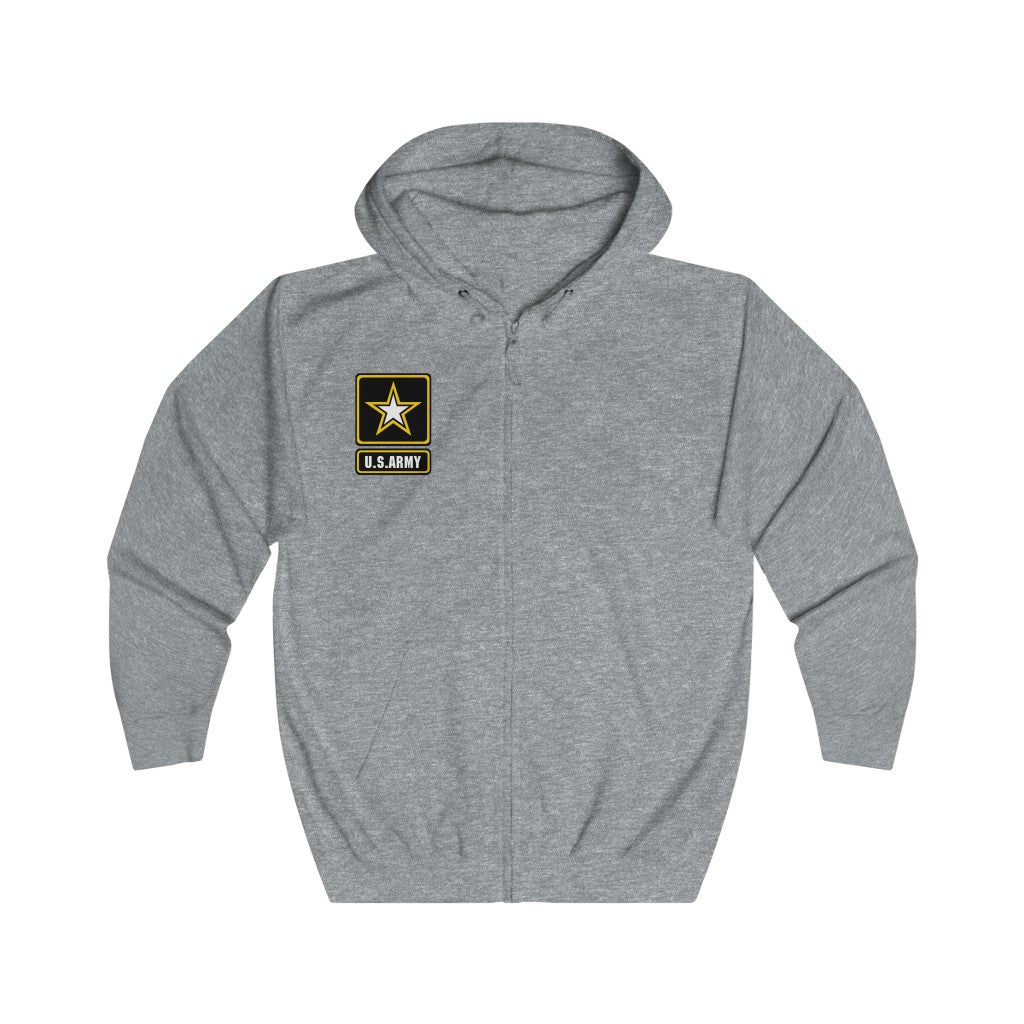 ARMY - Unisex Full Zip Hoodie