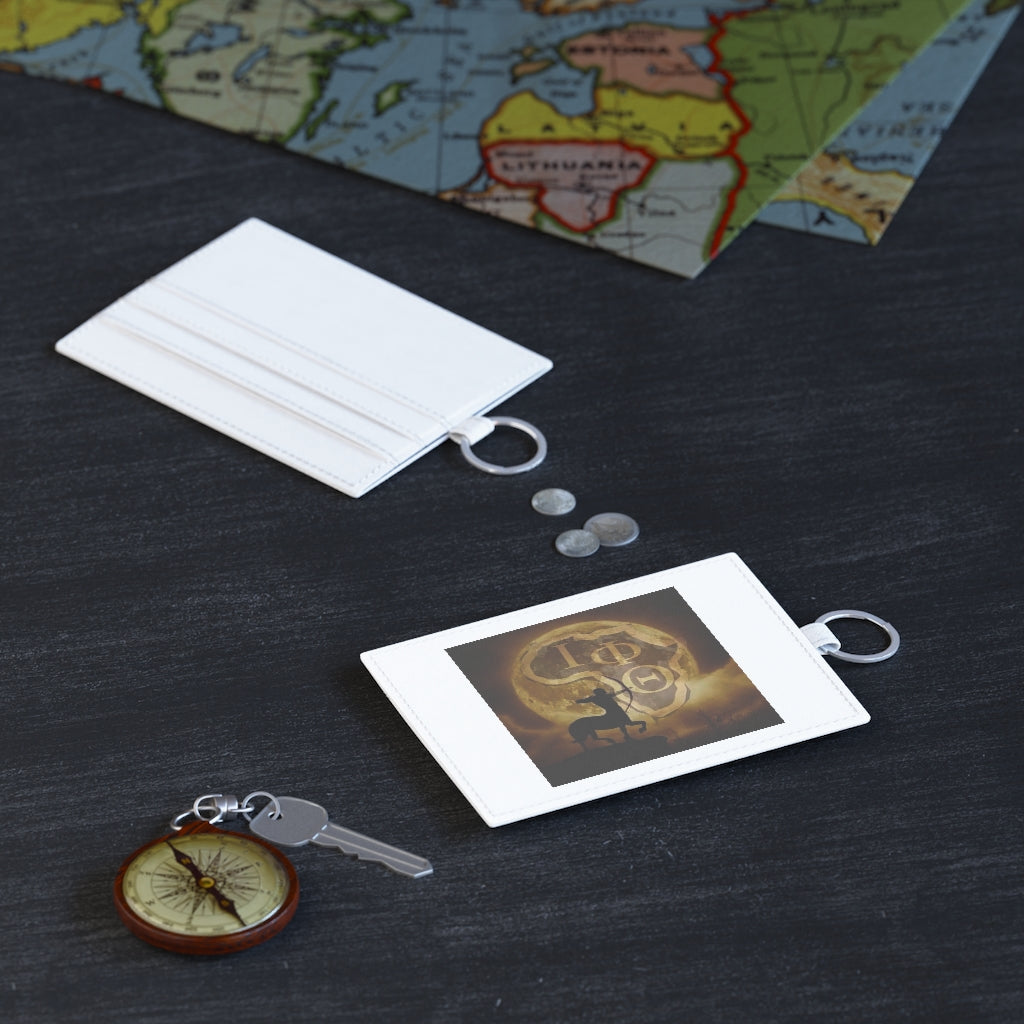 Saffiano Leather Card Holder (Iota Phi Theta)