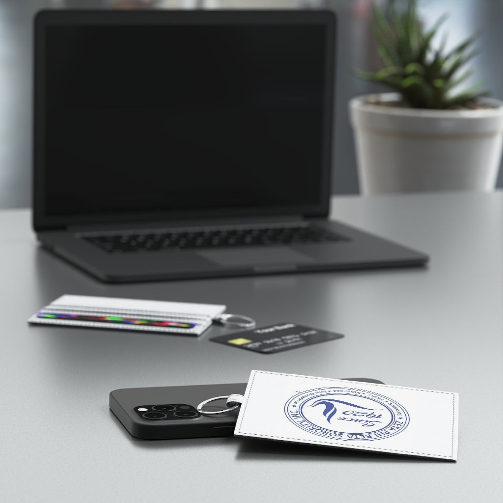 Saffiano Leather Card Holder (Zeta Phi Beta)