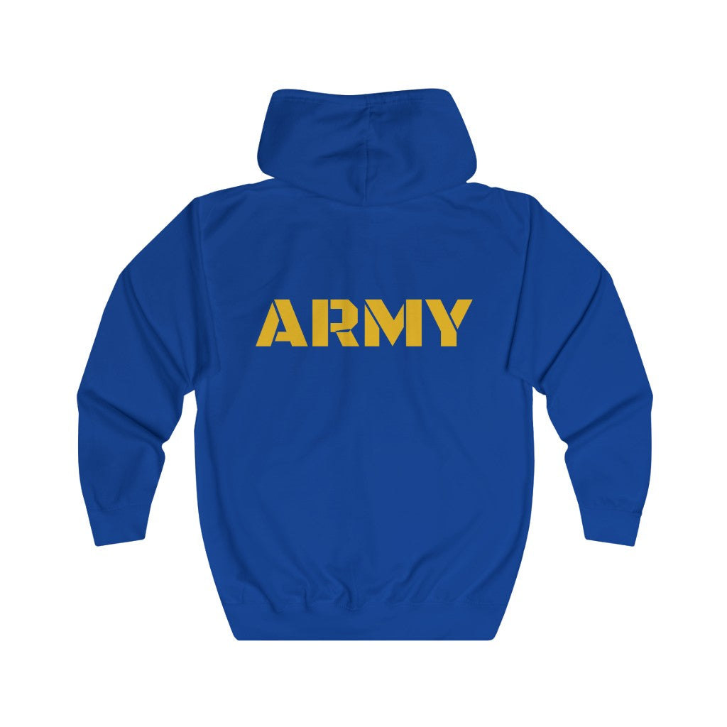 ARMY - Unisex Full Zip Hoodie