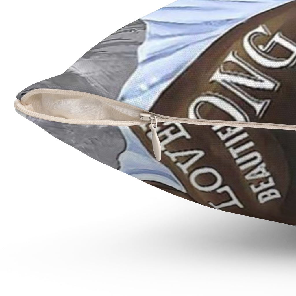 Affirmation Polyester Square Pillow