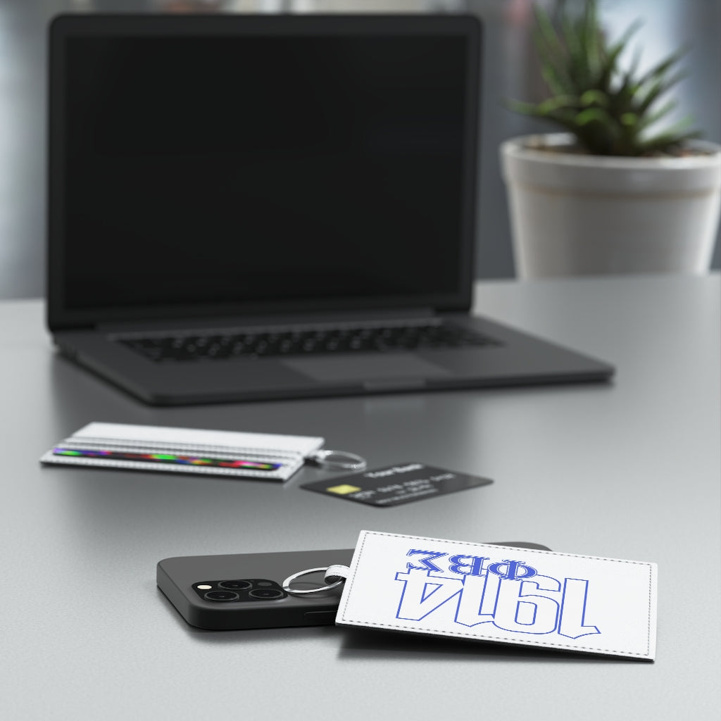 Saffiano Leather Card Holder (Phi Beta Sigma)