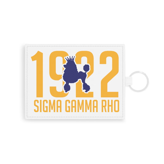 Saffiano Leather Card Holder (Sigma Gamma Rho)