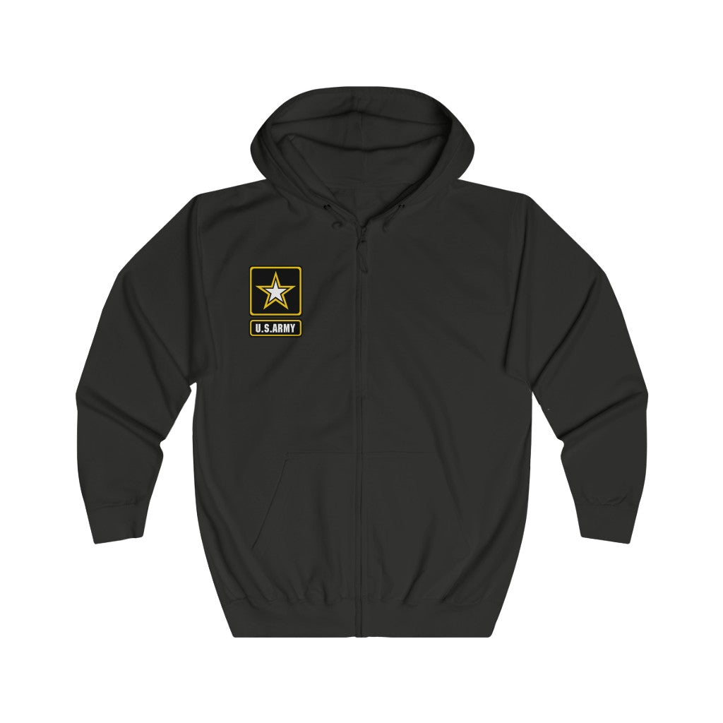 ARMY - Unisex Full Zip Hoodie