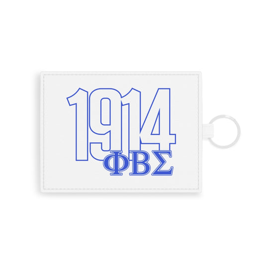 Saffiano Leather Card Holder (Phi Beta Sigma)