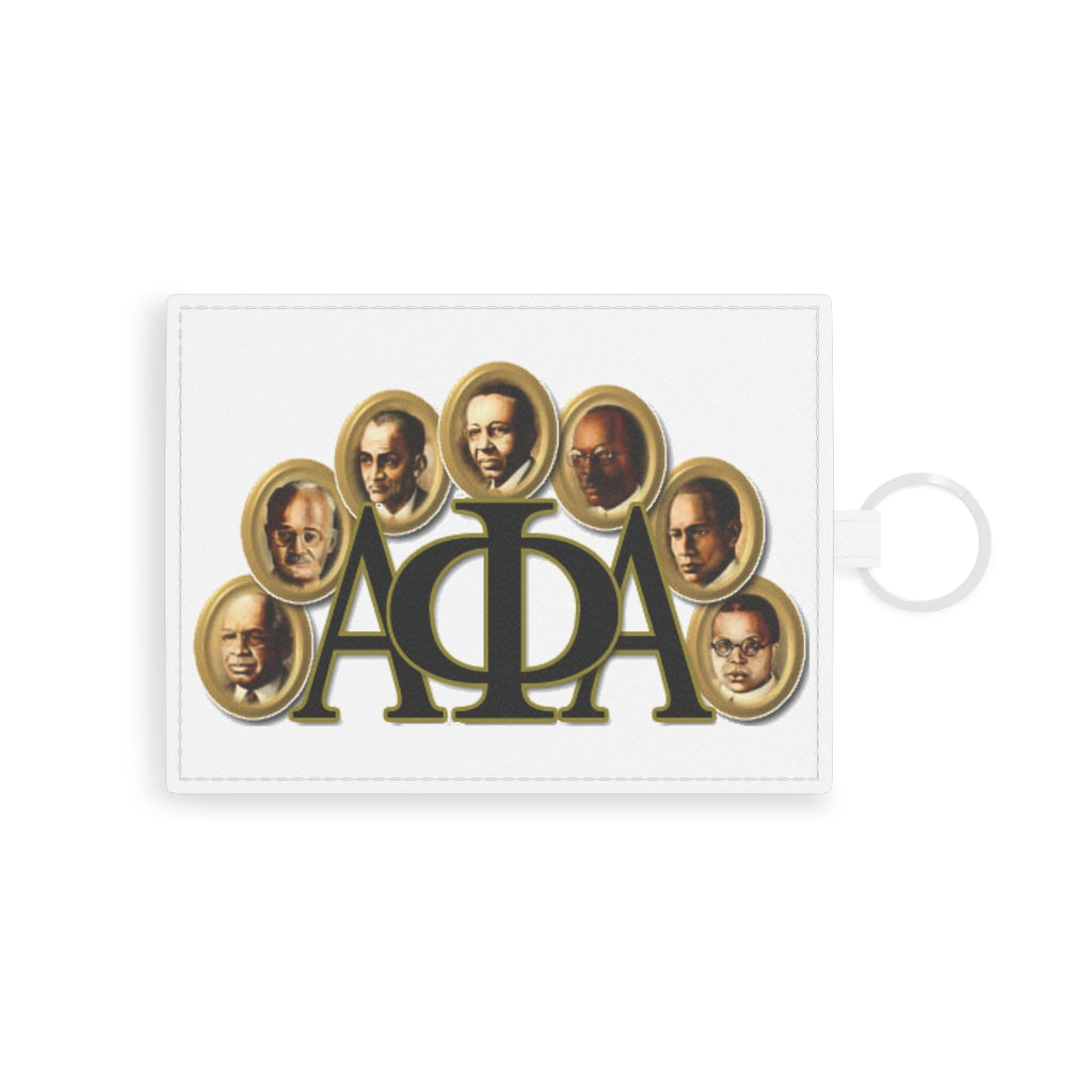 Saffiano Leather Card Holder (Alpha Phi Alpha)