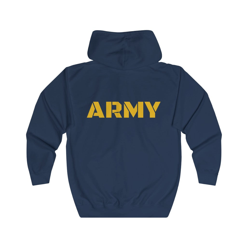 ARMY - Unisex Full Zip Hoodie
