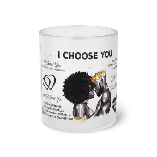 Frosted Glass Mug (Love)