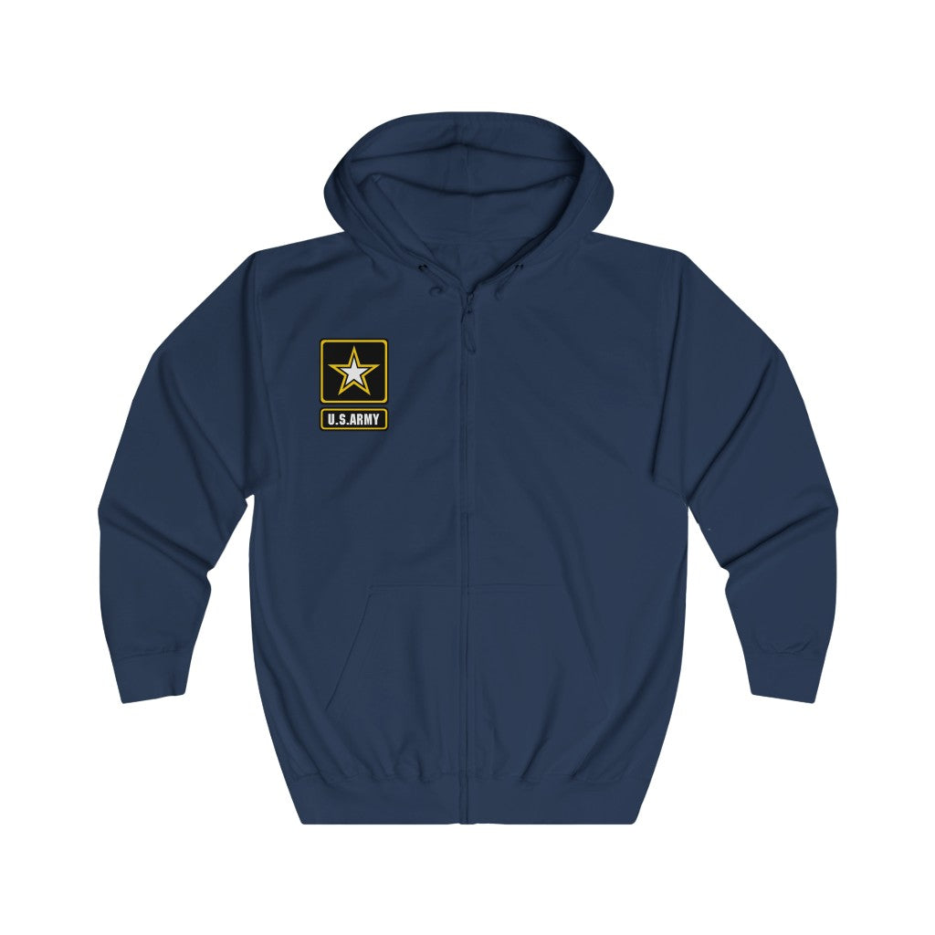 ARMY - Unisex Full Zip Hoodie