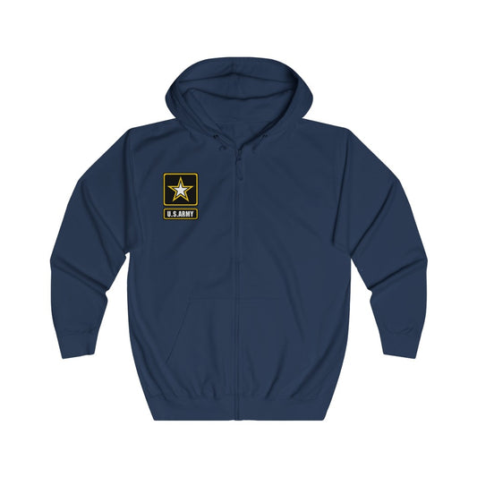 ARMY - Unisex Full Zip Hoodie
