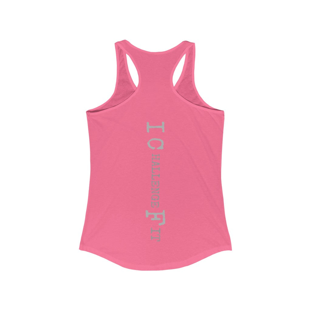 ICF Women's Ideal Racerback ( Silver Logo)