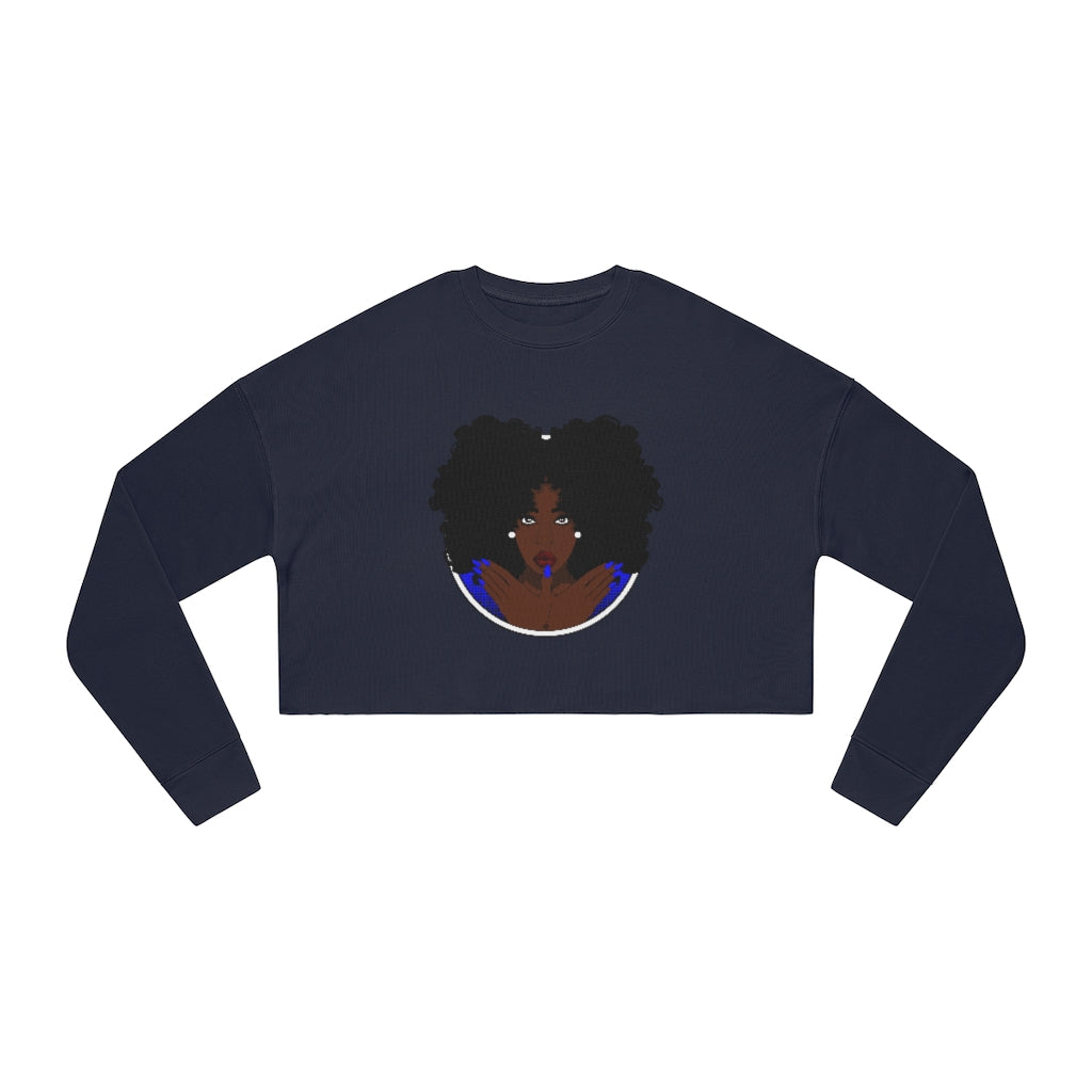 Women's Cropped Sweatshirt (Zeta Phi Beta)